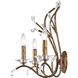 Serafina 3 Light 19.75 inch Hand Applied Venetian Golden Bronze Wall Sconce Wall Light