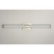 Optic LED 36 inch Satin Nickel Bath Vanity Wall Light