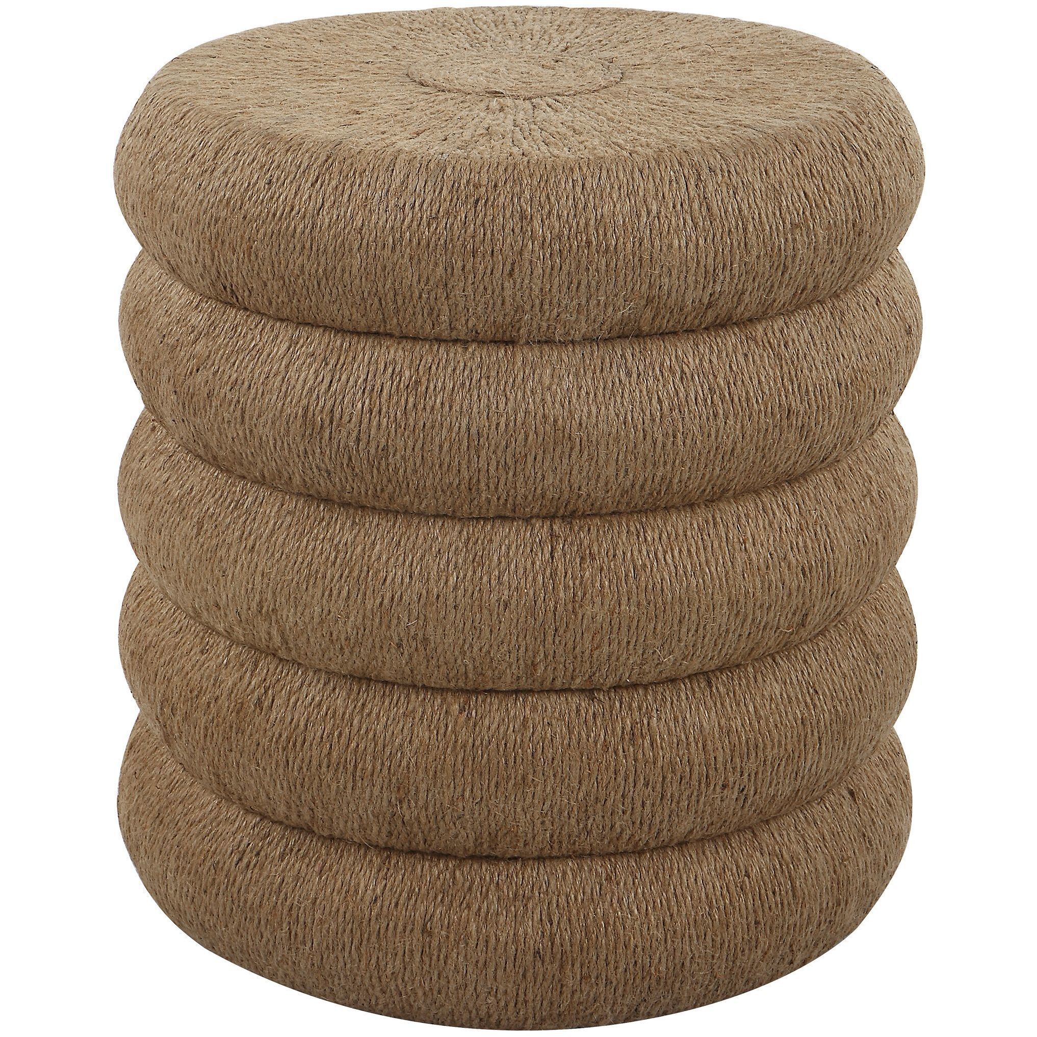 Capitan 23.5 X 20.5 inch Natural Braided Rope Side Table