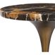 Karnes 23 X 10 inch Bronze and Black Marble Drink Table