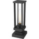 Glenwood 1 Light 17.5 inch Black Outdoor Pier Mounted Fixture