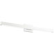 Presley LED 33 inch Matte White Bath Vanity Light Wall Light