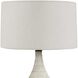Olsen 25.75 inch 100 watt White and Dark Bronze Indoor Outdoor Table Lamp Portable Light