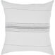 Makenna 20 inch Ivory and Grey Pillow