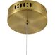Canada Pendant Ceiling Light in Brass