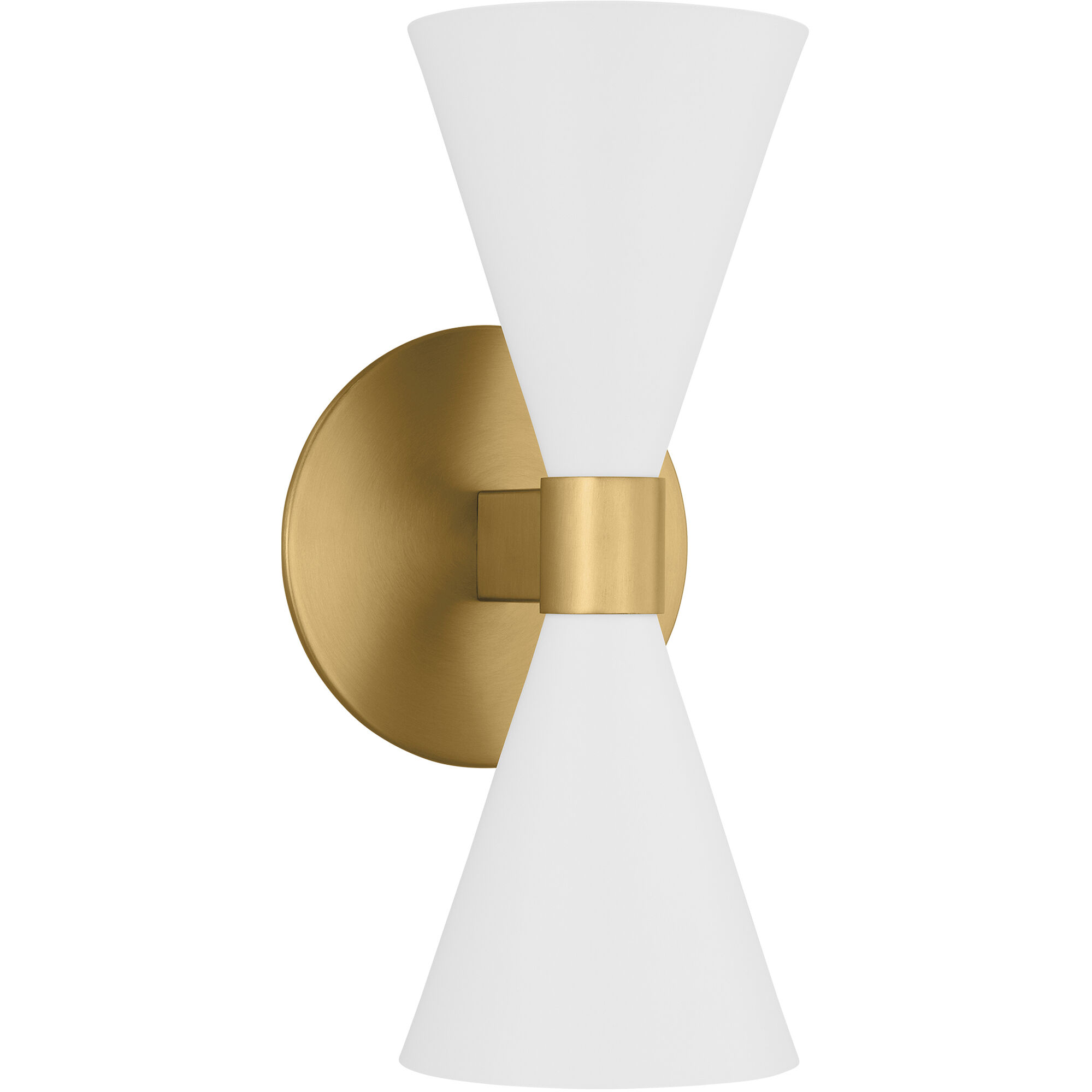 AERIN Albertine Bath Vanity Wall Sconce Wall Light in Matte White