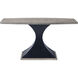 Lidiya Wood & Metal Console Table in Gray