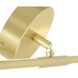 Oskil LED 24 inch Satin Gold Wall Light