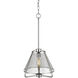 Iuka 1 Light 12 inch Brushed Nickel Pendant Ceiling Light