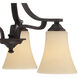 Treme 3 Light 20 inch Espresso Chandelier Ceiling Light