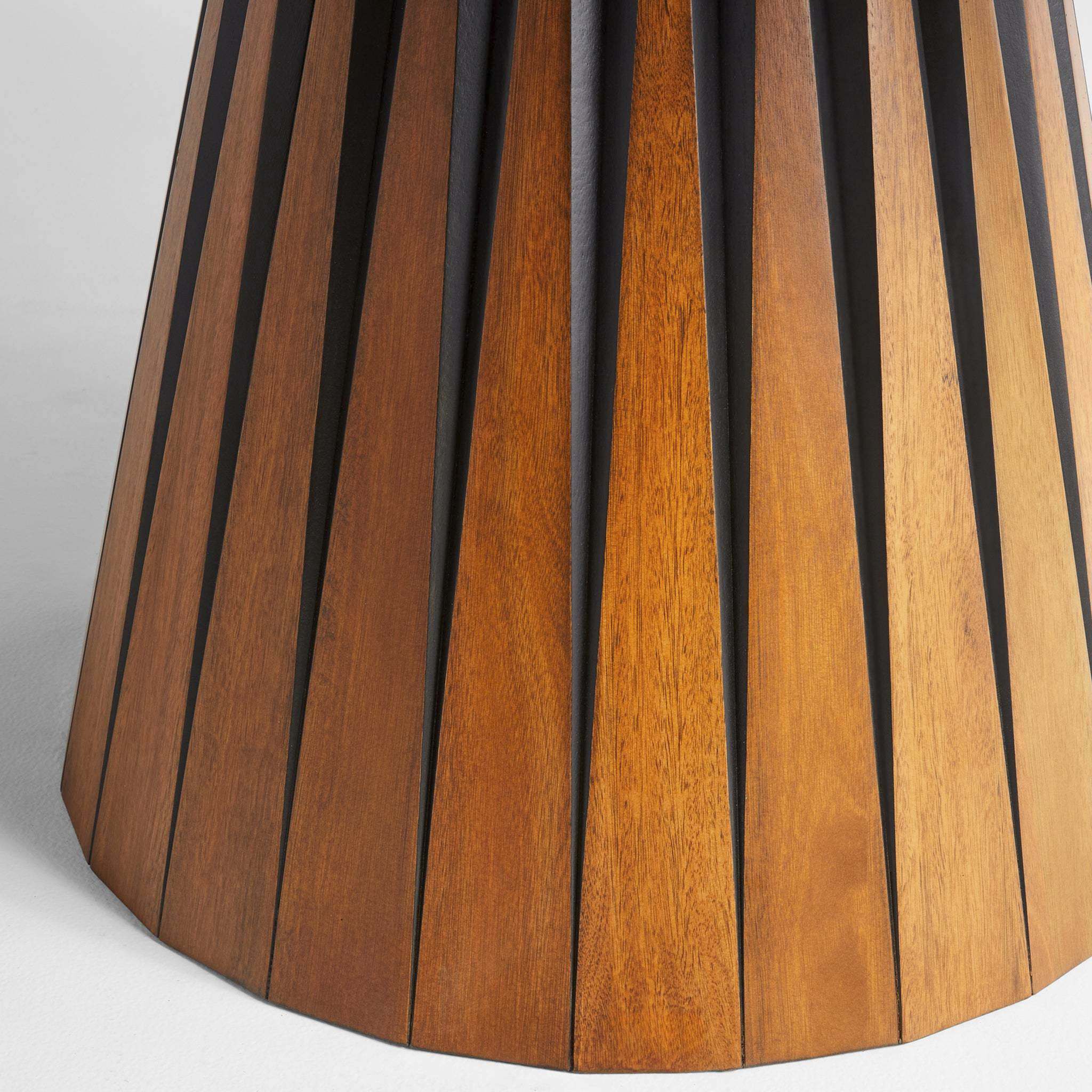 Bourbon 63 inch Medium Brown and Black Dining Table