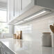 6U Series LED 120 LED Integrated 22 inch Textured White LED Under Cabinet
