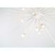 Bessel 15 Light 30 inch Sand White Pendant Ceiling Light