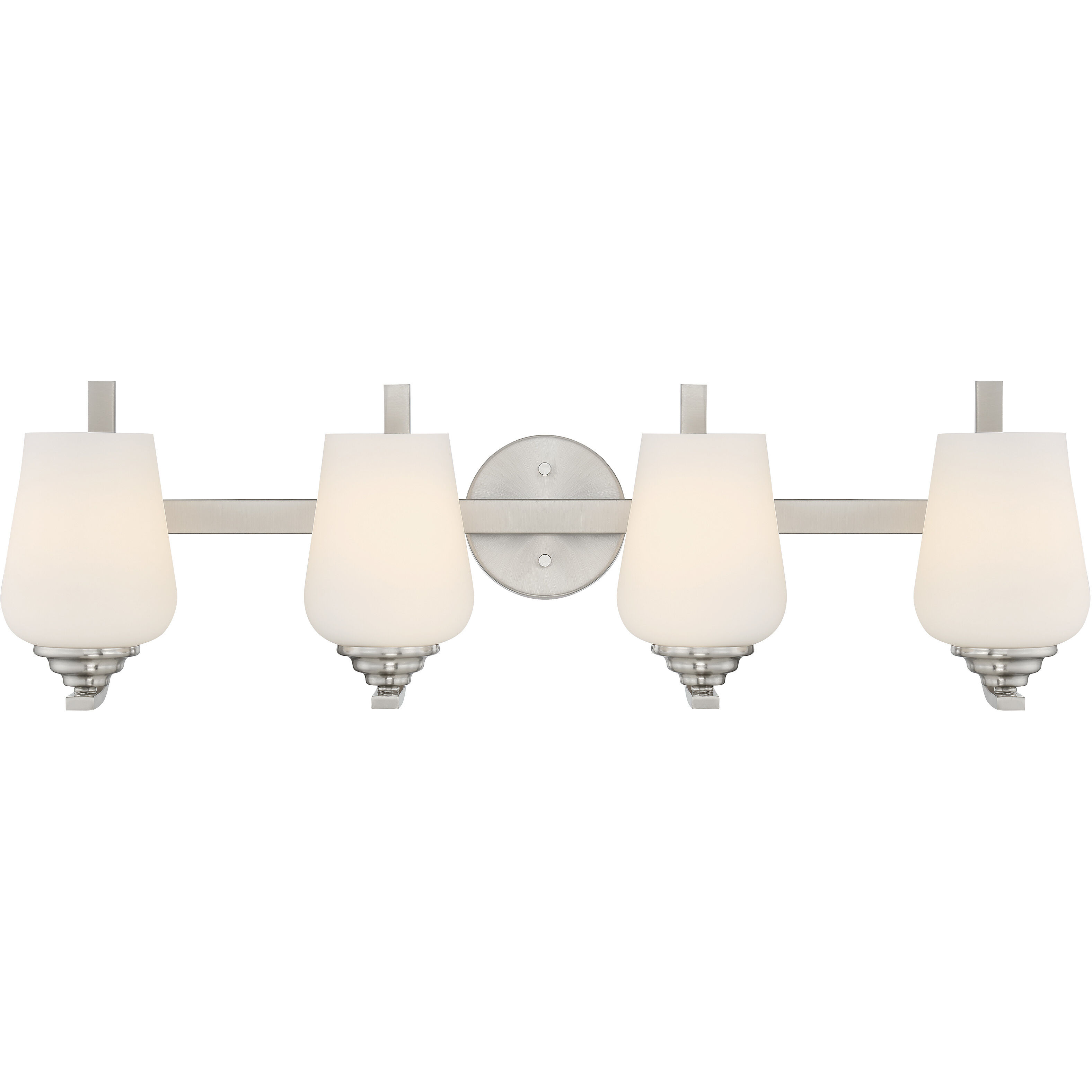 Shyloh 4 Light 31 inch Brushed Nickel Bath Light Wall Light