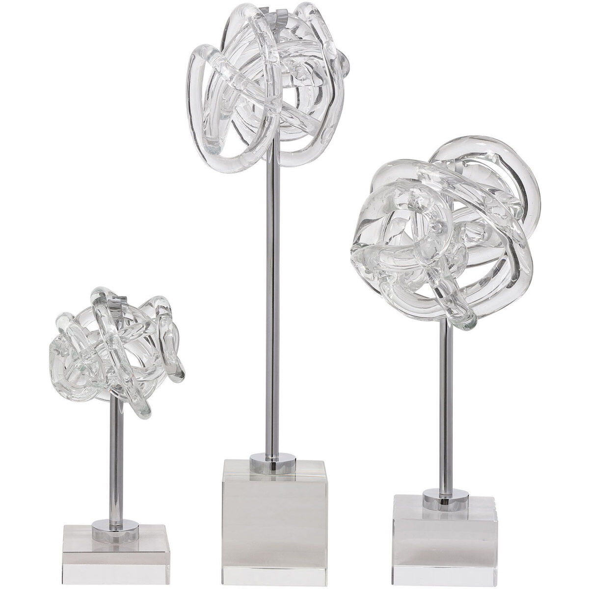Neuron 17 X 5 inch Sculptures, Set of 3