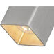 Emily LED 2.25 inch Brushed Steel Wall Lamp Wall Light