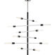 Astrid 12 Light 36 inch Polished Nickel Chandelier Ceiling Light