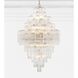 Addis 20 Light 31.5 inch Aged Brass Chandelier Ceiling Light in Clear
