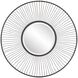Othello 39.75 X 39.75 inch Graphite Mirror