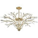 Flora Grace 9 Light 38 inch Champagne Gold Chandelier Ceiling Light