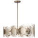Helia Island Light Ceiling Light in Brushed Champagne Gold