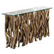 Teak Wood 59 inch Wood Console