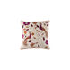 Mayura 20 X 20 inch Beige and Burnt Orange Throw Pillow