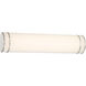 Vantage Vanity LED 24 inch Brushed Nickel Vanity Light Wall Light