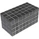 Berlin 9 X 4.5 inch Black Marble Box, Set of 2