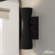 Zola 2 Light 4.75 inch Flat Matte Black Wall Sconce Wall Light, Medium