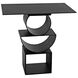 Shape 25 X 24 inch Matte Black Side Table