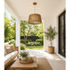 Bahama LED 24.25 inch Natural Outdoor Pendant
