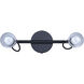 Owen Black and Wood Track Lighting Ceiling Light