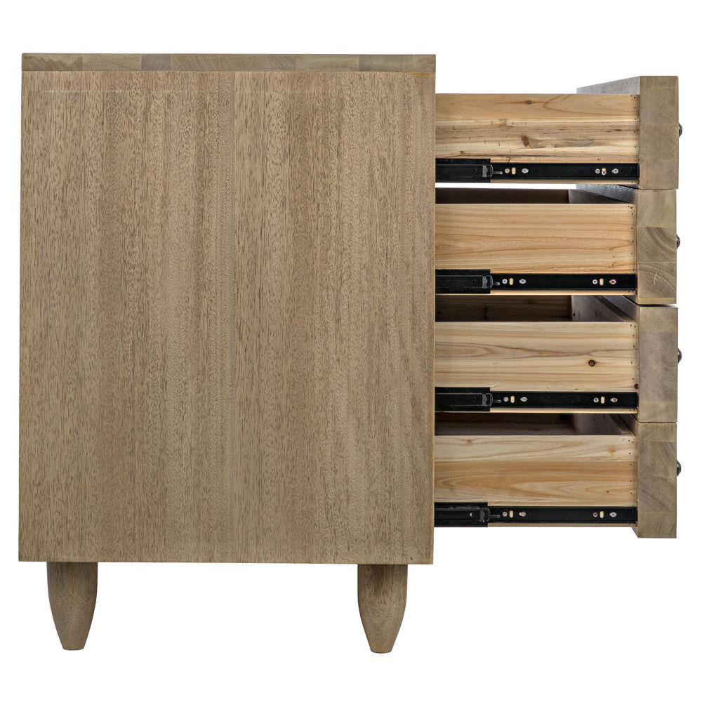 Diamond Washed Walnut Chest