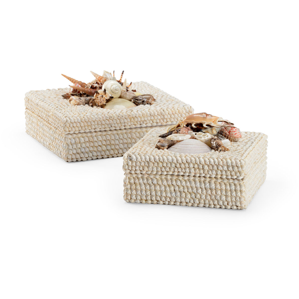 Chelsea House 11 inch Natural Decorative Boxes, Set of 2