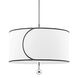 Zara 3 Light 24 inch Polished Nickel Pendant Ceiling Light
