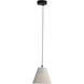 Clarus Pendant Ceiling Light in White Sandstone Cement