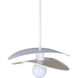 Elodie 1 Light 13.75 inch Pendant Ceiling Light in Matte White