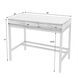 Hans 2-Drawer Writing Desk in Light Brown