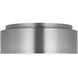 Drew & Jonathan Dartmore 2 Light 15 inch Brushed Nickel Flush Mount Ceiling Light, Medium