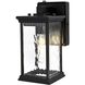 Mascher 1 Light 10.5 inch Black Outdoor Wall Sconce