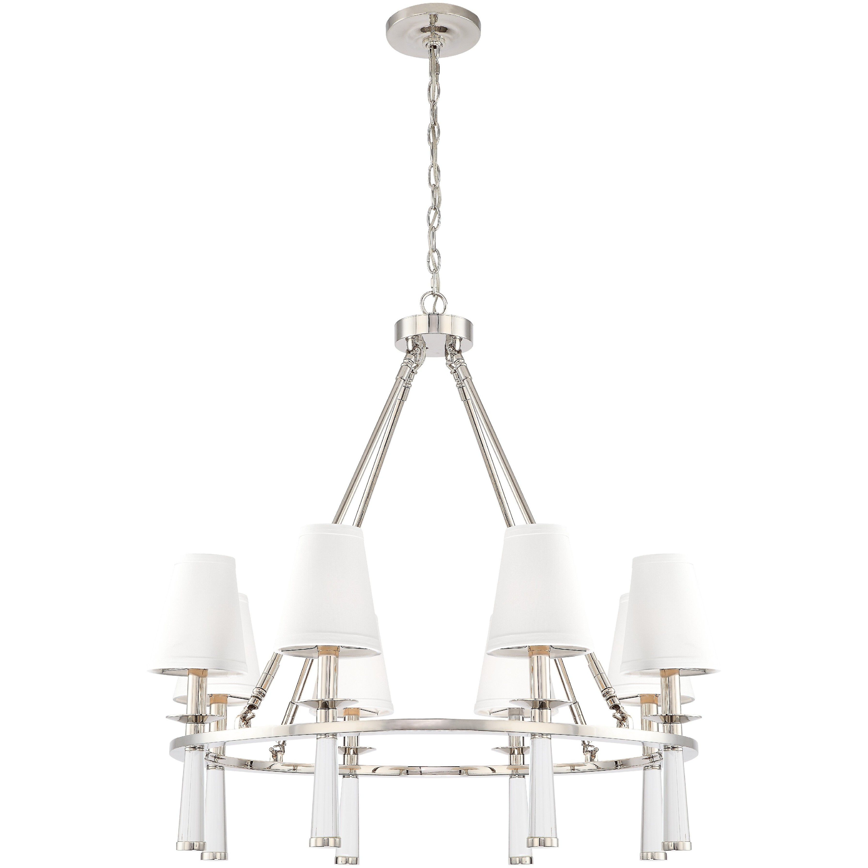 Baxter 8 Light 31.50 inch Chandelier