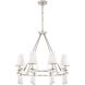 Baxter 8 Light 31.5 inch Polished Nickel Chandelier Ceiling Light
