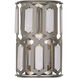 Hexly 1 Light 8 inch Bronze and Sultry Silver Wall Sconce Wall Light
