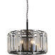 Jacquet 8 Light 20 inch Black Chandelier Ceiling Light