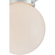 Orb 1 Light 6 inch Brushed Nickel Flush Mount Ceiling Light