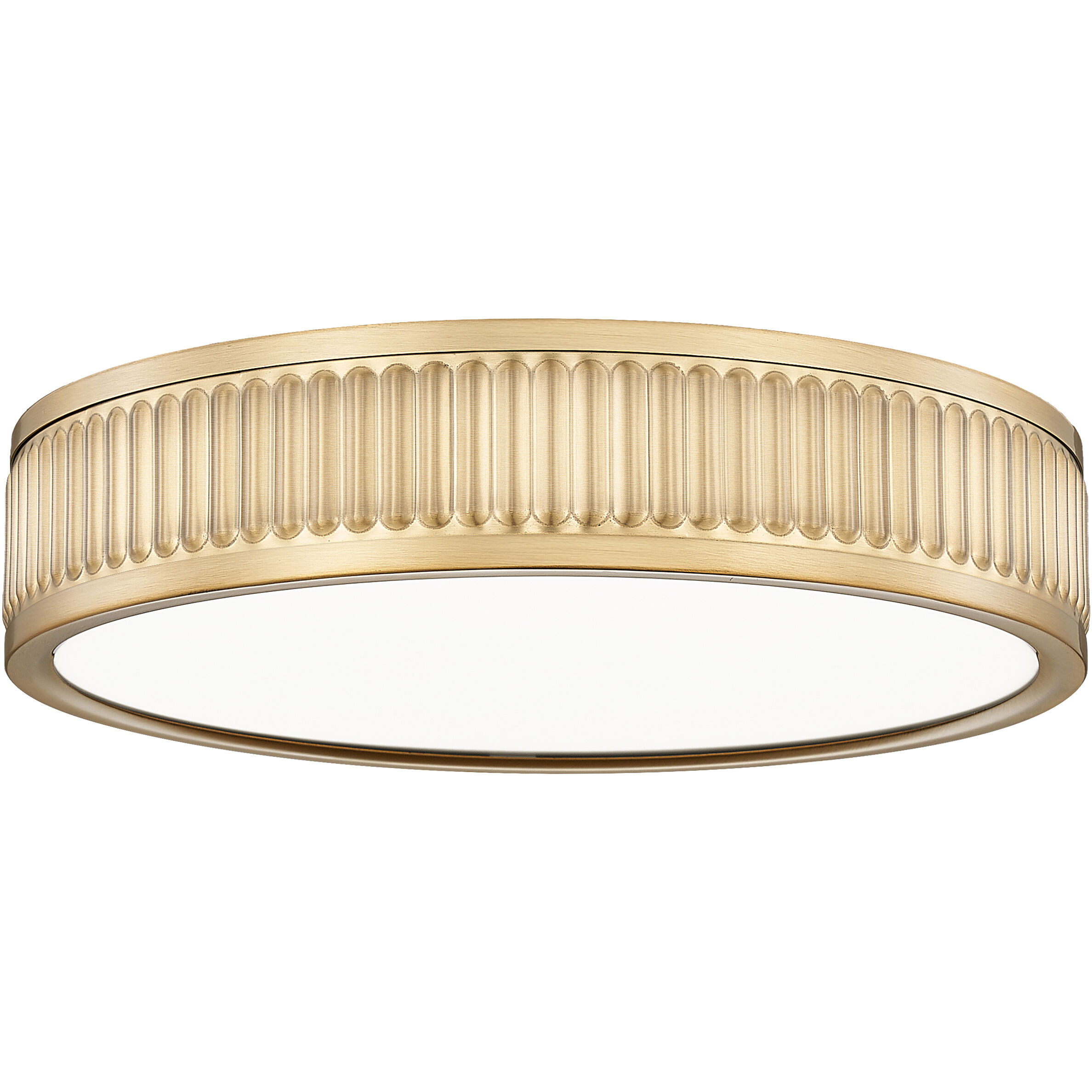 Stari LED 12.75 inch Modern Gold Flush Mount Ceiling Light