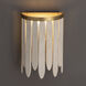 Marimba 1 Light 5 inch Weathered White Wall Sconce Wall Light