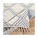 Bedouin 90 X 60 inch Denim/Cream Rugs