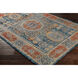 Amsterdam 120 X 96 inch Blue/Mustard/Red/Black/Medium Gray Handmade Rug in 8 x 10, Polyester and Cotton